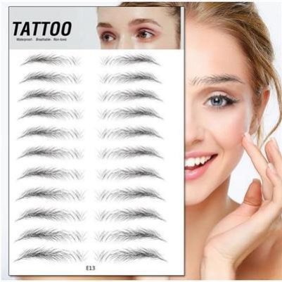 Pegatinas de Cejas 3D - Tatuaje Semipermanente Natural para Hombre y Mujer - Image 18