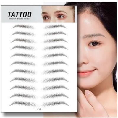 Pegatinas de Cejas 3D - Tatuaje Semipermanente Natural para Hombre y Mujer - Image 15