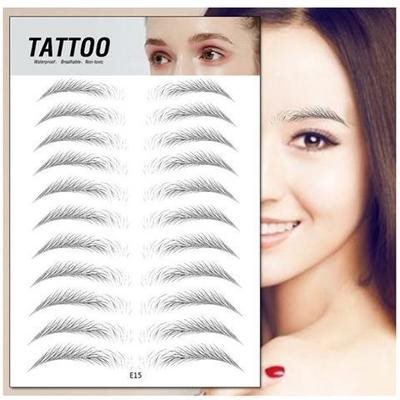 Pegatinas de Cejas 3D - Tatuaje Semipermanente Natural para Hombre y Mujer - Image 17