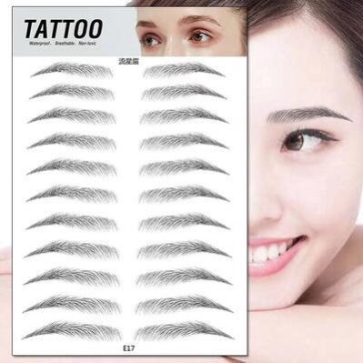 Pegatinas de Cejas 3D - Tatuaje Semipermanente Natural para Hombre y Mujer - Image 2