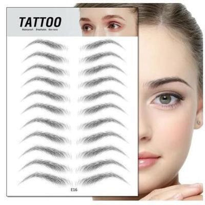 Pegatinas de Cejas 3D - Tatuaje Semipermanente Natural para Hombre y Mujer - Image 3