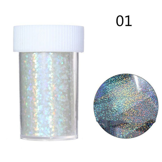Calcomanías de Uñas Cielo Estrellado Transparente con Efecto Fuegos Artificiales - Image 8