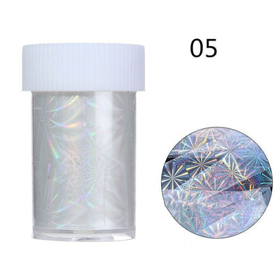 Calcomanías de Uñas Cielo Estrellado Transparente con Efecto Fuegos Artificiales - Image 6