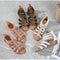 Sandalias Romanas con Cuña para Mujer - Estilo Clásico y Comodidad