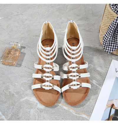 Sandalias Romanas con Cuña para Mujer - Estilo Clásico y Comodidad - Image 5