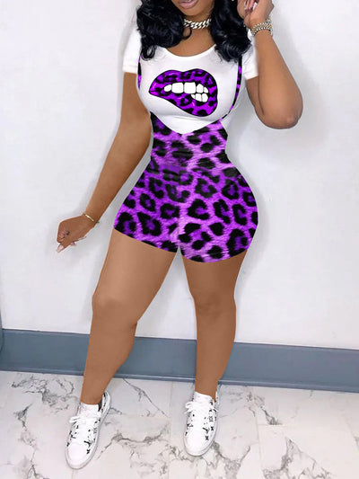 Conjunto de Dos Piezas con Estampado de Leopardo - Estilo Europeo y Americano - Image 2