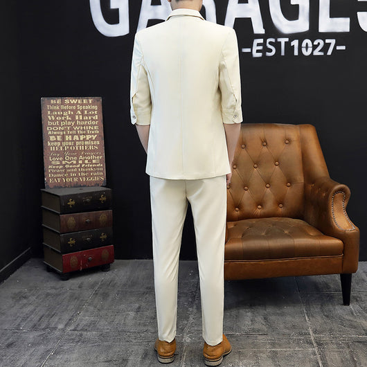 Blazer Casual de Tres Cuartos para Hombre - Corte Slim Ligero - Image 4