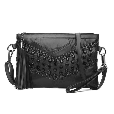 Bolso Bandolera Minimalista de Piel de Oveja para Mujer - Image 7