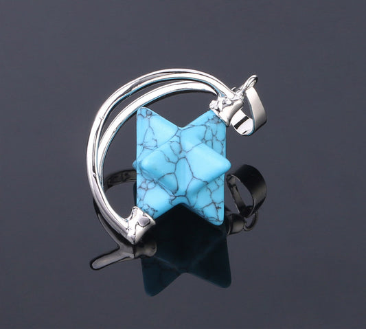 Colgante Estrella de Merkaba de Seis Puntas
