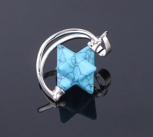 Colgante Estrella de Merkaba de Seis Puntas