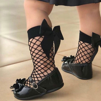 Calcetines de Algodón con Moño para Niñas Transpirables Reforzados 1-5 Años - Image 3