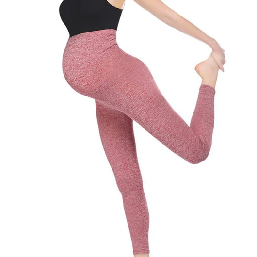 Pantalones de Yoga Premamá Ajustados - Image 3