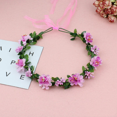 Diadema Floral Mori Girl Hecha a Mano con Accesorios para el Cabello - Image 18