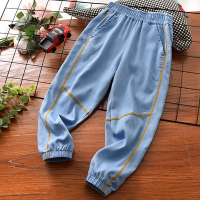 Pantalones Jeans Frescos para Niños - Tencel Algodón Puro, Protección Antimosquitos - Image 7