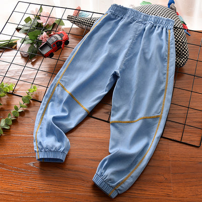 Pantalones Jeans Frescos para Niños - Tencel Algodón Puro, Protección Antimosquitos - Image 5