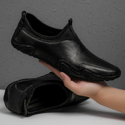 Zapatos Casuales de Cuero para Hombre - Mocasines Piel Gamuza Talla Grande - Image 3