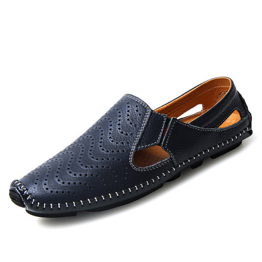 Sandalias de Cuero Genuino con Diseño Calado - Image 10