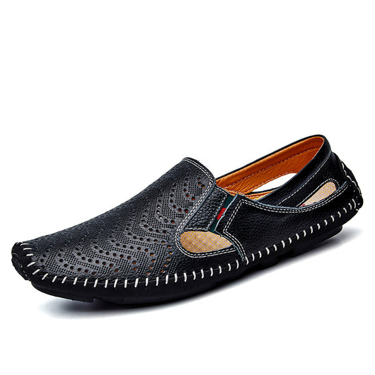 Sandalias de Cuero Genuino con Diseño Calado - Image 9
