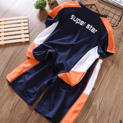 Conjunto Deportivo Infantil de Dos Piezas Estilo Vaquero Secado Rápido - Image 7