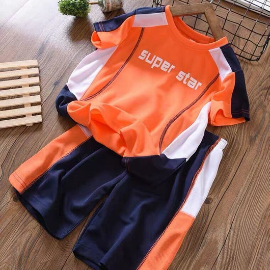 Conjunto Deportivo Infantil de Dos Piezas Estilo Vaquero Secado Rápido - Image 8