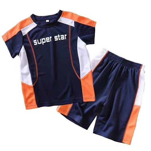 Conjunto Deportivo Infantil de Dos Piezas Estilo Vaquero Secado Rápido - Image 6
