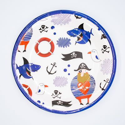 Kit Completo de Decoración Desechable Temática Pirata - Image 18
