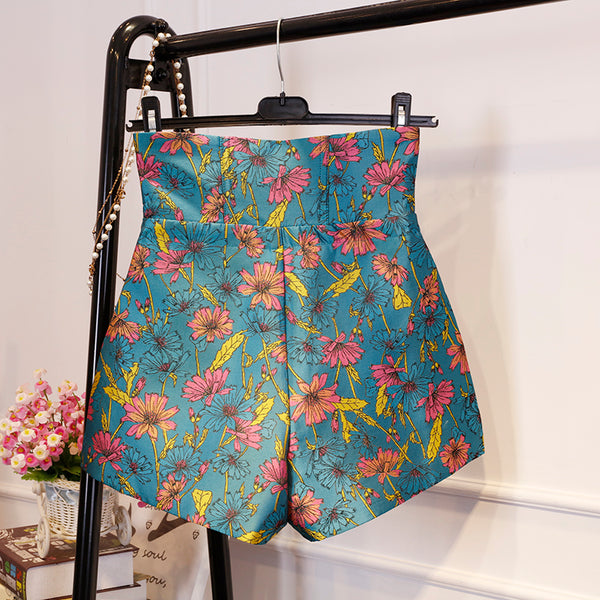 Shorts Anchos de Pierna Suelta - Pantalones Casuales A-Line para Mujer