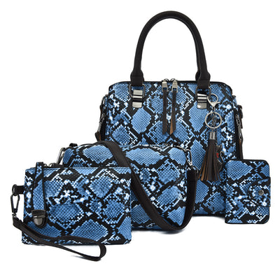 Bolso de Hombro Patrón Serpiente - Cartera Diagonal Versátil - Image 11
