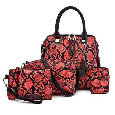 Bolso de Hombro Patrón Serpiente - Cartera Diagonal Versátil - Image 10