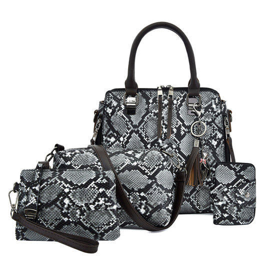 Bolso de Hombro Patrón Serpiente - Cartera Diagonal Versátil - Image 5