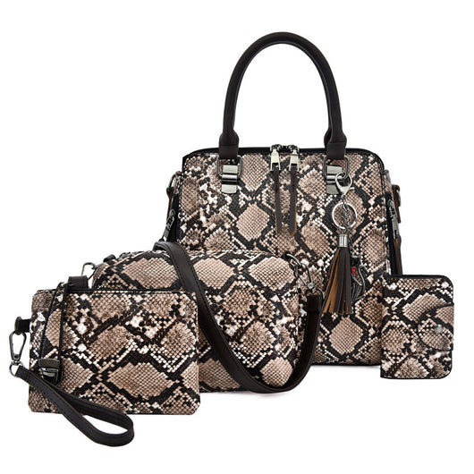 Bolso de Hombro Patrón Serpiente - Cartera Diagonal Versátil - Image 3