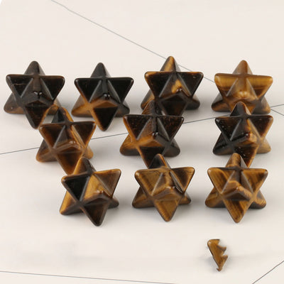 Merkaba Estrella de David en Piedra Natural Europea y Americana - Image 9
