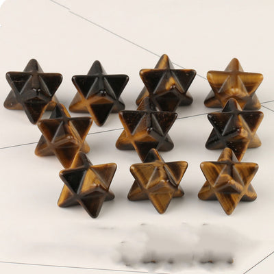 Merkaba Estrella de David en Piedra Natural Europea y Americana - Image 4