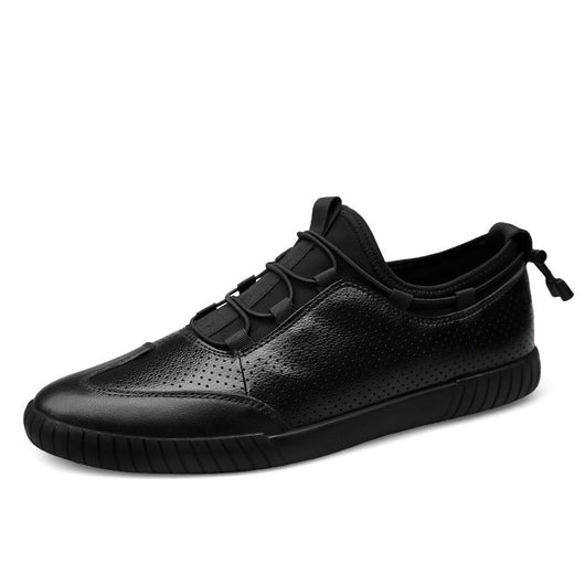 Zapatos Casuales de Cuero para Hombre Talla Grande, Estilo Británico Transpirable