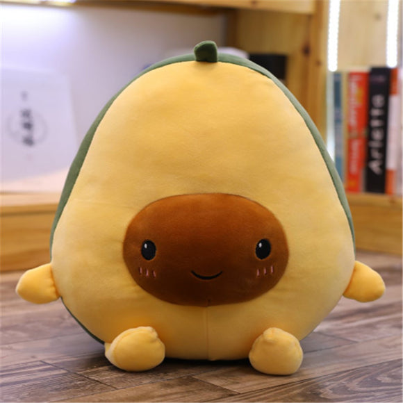Peluche Aguacate Adorable - Almohada Suave de Frutas Kawaii