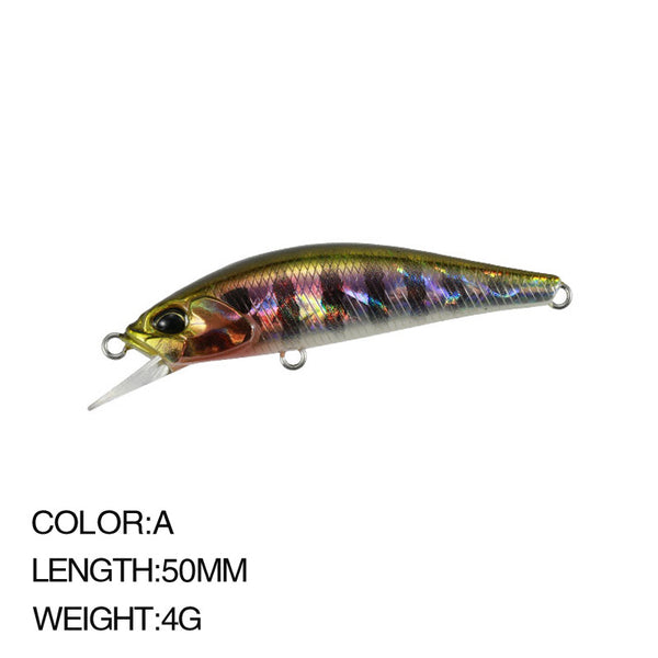 Carnada Micro Partículas 50mm 4.5g para Lubina de Agua Dulce - Atrayente Rojo Intenso