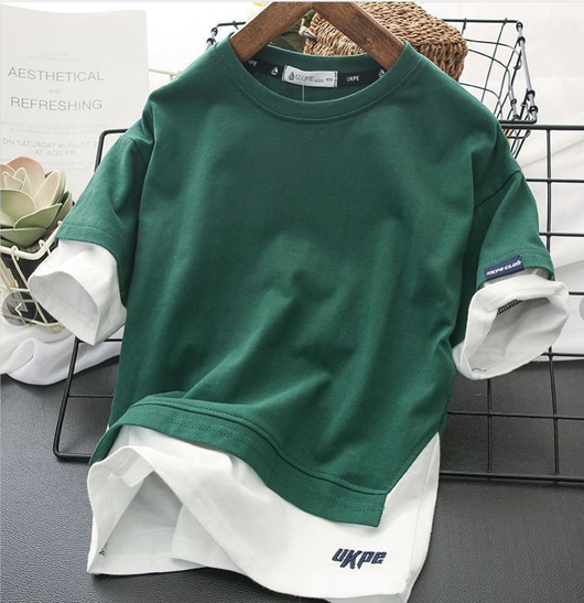 Blusa Falsa de Dos Piezas Tendencia - Image 3