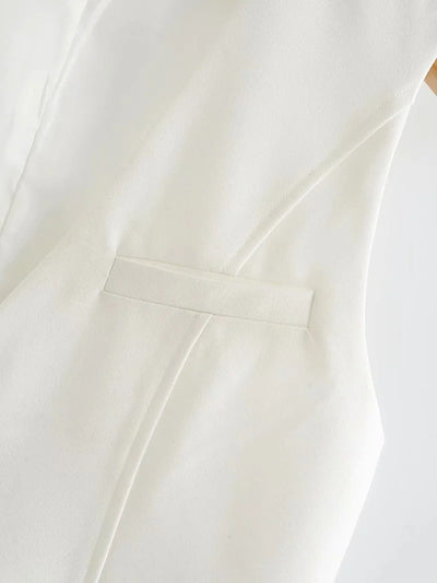 Chaleco Escote V Estilo Europeo Verano - Diseño Moderno - Image 9