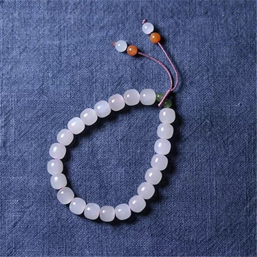 Pulsera de Jade Hetian Blanco Raíz de Loto - Image 8