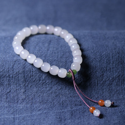 Pulsera de Jade Hetian Blanco Raíz de Loto - Image 5