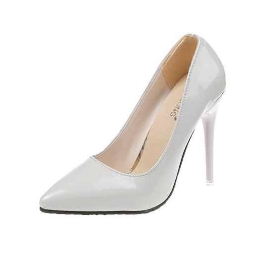 Zapatos de Tacón Fino Elegantes para Mujer - Punta Aguda Charol Brillante - Image 5
