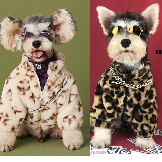 Abrigo Leopardo para Perros Pequeños - Ropa de Primavera y Otoño - Image 3