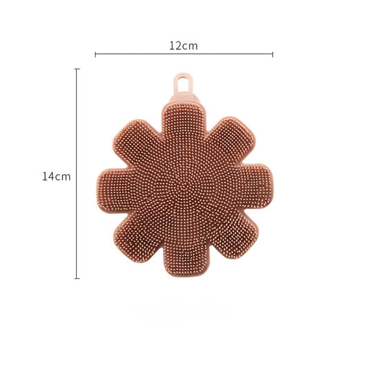 Cepillo de Silicona Floral para Lavar Ollas Antiadherentes - Image 7