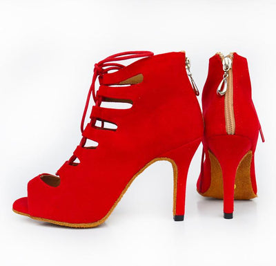 Zapatos de Baile Cómodos para Mujer con Tacón Medio-Alto y Suela Suave - Image 3