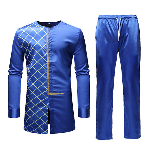 Traje Largo Étnico Africano de Estilo Tradicional