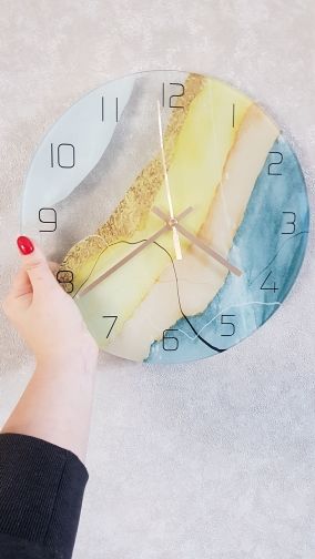 Reloj de Pared Mármol Nórdico Lujo para Sala de Estar - Image 6