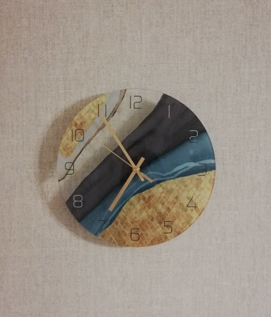 Reloj de Pared Mármol Nórdico Lujo para Sala de Estar - Image 8