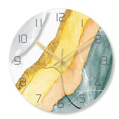 Reloj de Pared Mármol Nórdico Lujo para Sala de Estar - Image 9