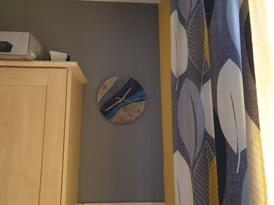 Reloj de Pared Mármol Nórdico Lujo para Sala de Estar - Image 4