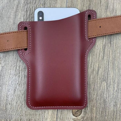 Bolsa Cintura Piel PU con Soporte para Celular - Cartera Multiuso - Image 4